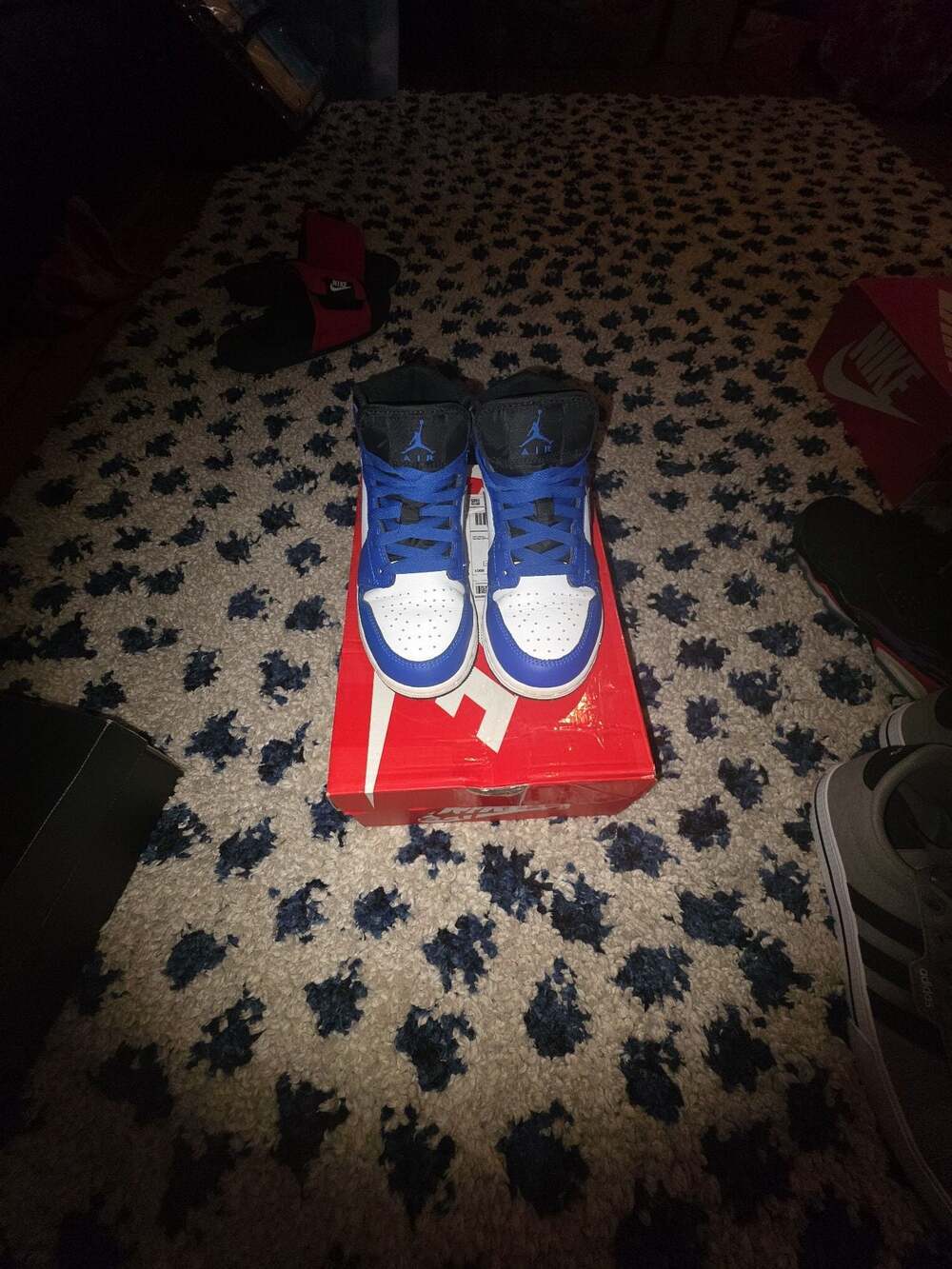 Air Jordan 1 Mid 'Game Royal' (Grade School)
